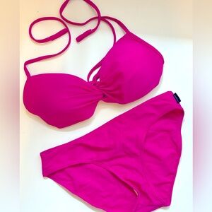 Seafolly Australia Bright Fuchsia 2 Piece Bikini 4